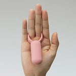 iroha SVR, Smart Vibe Ring, Rechargable Couple's Vibrator, Coral Pink