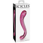 Icicles No.69 Glass G-Spot Massager With Lube 1Oz | Glass Dildos | Prostate Massager | G-Spot Personal Massager