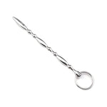 Stainless Steel Urethra Sound With Ring Metal Bead Penis Stretcher Urethral Dilator For Male Masturbation Bdsm Sex Toys