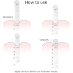 Glass Dildo Anal Beads, Double Head Crystal G-Spot Stimulation Pleasure Stick Penis Harem Plug Sex Toys, Prostate Massager, Harem Trainer Beginner Massager Penis Harem Toys For Couples