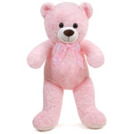 Teddy Bear Stuffed Animal 24'' Small Teddy Bear Plush Toy Gift For Valentine Christmas Birthday Pink