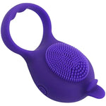 Silicone Clit Stimulating Vibrating Cock Ring For Couples