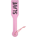Faux Leather Slave Spanking Paddle For Sex Play, 12.8Inch Total Length Paddle For Adults, Pink