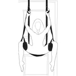 Bdsm Door Sex Toys Sex Swing Bondage Slave Leather Soft Plush Sex Slings With Adjustable Straps, Hanging Door Handcuffs Leg Restraints Spreader Adult Couples Sex Toy, Holds Up To 330Lbs