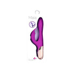Skyler Usb Rechargeable Silicone Bendable Rabbit Vibrator- Purple