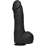 Doc Johnson Merci - The Perfect Dildo 10.5" - with Removable Vac-U-Lock Suction Cup - ULTRASKYN - for Adults Only, Black