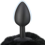 Silicone Anal Butt Plug With Anus Rabbit'S Tail Cosplay Sexy Adult Toy Anal Plug Anal Stimulator Butt Plug Anal Tail Sex Toys For Women Fun Sex Games Role Play Anal Training Adult Sex Toys (M)