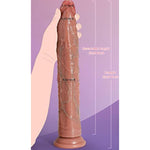 13.7 Inch Big Dildo Realistic Huge Long Dildos Soft Silicone, Giant Large Dildo With Small Glans, Flexible Suction Cup Dildo For Anal G-Spot Stimulate, Thick Xl Dildo Extreme Sex Toy For Women Men