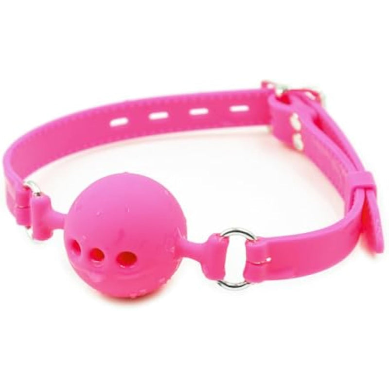 Silicone Breathable Adult Ball Gag Bdsm Adult Sex Toys Bondage Kit Restraints Play Silicone Ball With Holes Open Mouth Gag Sex Toy For Fetish Lover