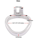 Ergonomic Design 304 Stainless Male Chastity Device Base Ring Spares H345 (1.77 Inch / 45Mm)