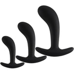 3 Pcs Anal Plugs Training Set For Comfortable Long-Term Wear, Silicone Butt Plug Trainer Kit, Prostate G-Spot Anal Sex Toys For Men Women Beginners Advanced Users