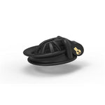 Small Inverted Chastity Cage for Men with Dark Lock Design, Perfect for Couples Bondage and Sensual Play