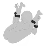 Sex Bondage Wrist & Thigh Cuffs Bdsm Restraints Set, Sex Toys For Women Men With Adjustable Leg Straps, Thigh Restraints And Bondage Handcuffs For Couple Beginner Sm Bedroom Game Play Accessories