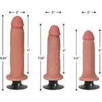 Jock Light Vibrating Dildo - 8 Inch