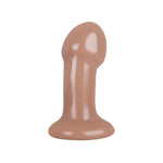 Small Dildo,4.3 In Angled Classic Soft Small Anal Plug, Beginner Anal Dildo Ease Training Adults Sex Toy For Women Men. Multifunctional Sex Toy Games, Great For Beginners & Experienced User (Brown)