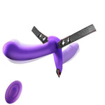 Double-Ended Silicone Dildo for Women - Hands-Free Masturbator with Adjustable Strap-On Harness