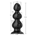 Large Flexible Tapered Anal Beads with Suction Cup for Beginners and Advanced Users