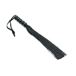 Rubber Sex Flogger Whip - Beginners Super Soft 15 Inch Flogger Whip For Sex Adult (Black)