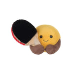 Happy Table Tennis Stuffed Animals For Kids, Soft Cute Plush Toys For Baby Girl And Boy, Fluffy Happy Table Tennis
