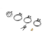 Metal Chastity Cage For Men Chasity Device Male Penis Cages For Adult Sexual Bdsm Cockcage Slave Punish - Bondage Sex Toys For Couples (Without Catheter)