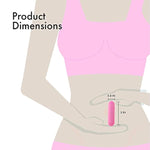 Silicone Bag And Matching Bullet 3'', Soft Touch,Waterproof, Rechargeable, Pink