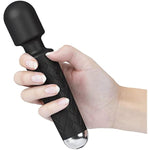 Rame Body Wellness Wand Vibrator & Massager - Adult Sex Toys & Games, Sex Toys For Men, Medium Sized, Soft Silicone, Rechargeable - 20 Patterns & 8 Intensity Levels