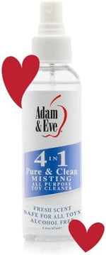 4-in-1 Misting Adult Toy Cleaner – Fast-Acting, Easy Spray, Fresh Scent, Clear Wash