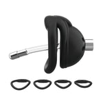 Sissy Chastity Cage For Men Chastity Device With Invisible Lock And 4 Different Sized Carabiners Sm Adult Sex Toys Cock Cage Used For Male Penis Bondage Small Penis Cage (Black,Arc Ring Catheter)