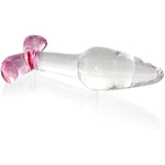 Glass Anal Butt Plug, Crystal Anal Trainer Toys With Long Neck, Anal Expander Training Masturbation, Unisex Anal Plug For Men Women