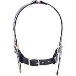 Sm Restraint Leather Head Harness Nose Hook With Metal Mouth Enlargement Ring Bondage Mouth Gags Set Slave Toys For Couples