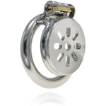 Small Comfortable Stainless Steel Sm Bondage Chastity Lock For Penis Training And Abstinence Male Beginner Cage Penis Chastity Device To Prevent Erection Sex Tools Adult Toys