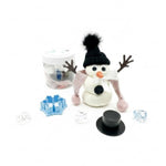 Snowman Sensory Play Dough Kit for Kids, 6 oz Jar with Winter Accessories