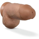 Eden Adult Sex Toys - Realistic Dual-Density Giant Dildo With Suction Cup - 10 Inch - 3" Wide Huge Thick Strap On Penis For Hands-Free Vaginal G-Spot & Anal Pleasure - Women Men & Unisex - Brown