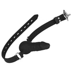 Silicone Realistic Dildo Gag With Ball And Male Chastity Cage Sex Toys For Bondage Bdsm Play