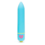 Excite Bullet Vibrator - 3.5 Inch Powerful Mini Massager - 10 Function Single Button Control Quiet Bullet Vibrator For Women – Waterproof & Travel Proof Adult Pleasure Toy – Blue