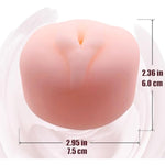 2 Universal Men'S Penis Pump Casing Masturbator Casing, Large Realistic Vagina Inverted Mold, Male Enhancement Enlarger, Erection Aid Cap Replacement Parts (Pink)