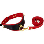 Sex Bondage Bdsm Kit Restraints 7Pcs Sets With Adjustable Handcuffs Collar Blindfold Cross Strap Whip Adult Sex Toys For Men Women And Couples | Black And Red With Storage Bag