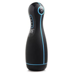 16X Ultra Realistic Milker Masturbator Pro, Suction, Vibration, Squeezing - Triple Sensation, Black