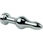Ultimate Anal Plug With Jewel | Heavy Aluminum | Curved Design For Maximum Pleasure | Easy To Clean | Storage Bag Included | Perfect For Beginners & Experienced Users | Stylish & Sensational