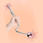 Stainless Steel Dual Head Butt Plug with Interchangeable Balls for Couples, Gay Men and Lesbians - Perfect Valentine's Day Gift