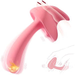 Vibrator Wand Sex Toys For Women - G Spot Clitoral Vibrator Rabbit Sex Toy With Vibrating Dildo & Finger Fins, Warming Adult Toys With 10X10 Vibrations For Vulva Vaginal Stimulation Female Pleasure