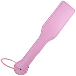Faux Leather Slave Spanking Paddle For Sex Play, 12.8Inch Total Length Paddle For Adults, Pink
