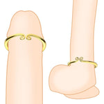Male Penis Rings Enlargement Delay Glans Ring Cock Stretcher Penis Exercise Testicles Stimulates Erection Pleasure Enhancing Adult Sex Toys (M)