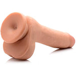 Ultra Real Dual Layer Suction Cup Dildo, Medium Skin Tone, 7 Inch (Af673)