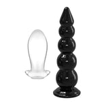 Big Butt Plug Trainer (Xl) + 15.5Inch Huge Long Anal Beads