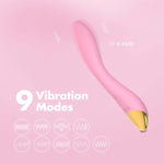 G Spot Vibrator Dildo Sex Toy - Vibrator Wand Personal Massagers With 9 Powerful Vibrations, Waterproof Silent Clitoral Anal Stimulation Vibrators, Adult Toys For Women And Couple