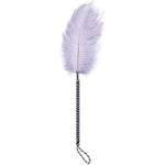 Bdsm Feather Teaser Whip & Paddle For Adults - Sm Spaking Alternative Foreplay Flirting Sexy Tool Sex Toys For Couples & Lovers, Spanking Accessories With Soft Feather Tickler Grey