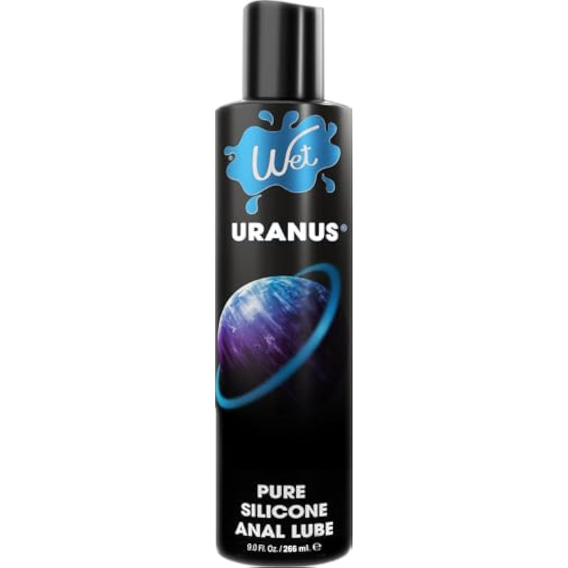 Uranus Silicone-Based Anal Lube For Men, Women & Couples | Long-Lasting & Water-Resistant Premium Personal Sex Lubricant - Safe To Use With Latex Condoms - Non-Sticky & Hypoallergenic, 9 Fl Oz