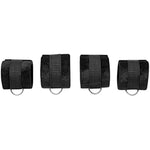 Bed Bondage Cross - Under Bed Bondage Cross With Adjustable Straps And Removable Restraints - Bdsm Restraints, Sex Restraints For Couples (80-200 Cm)