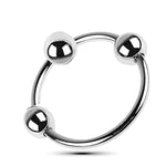 Cock Ring Sex Toys For Couples Penis Ring Male Sex Toys Cock Rings Men Stainless Steel Cock Rings Male Enhancing Ring 28Mm